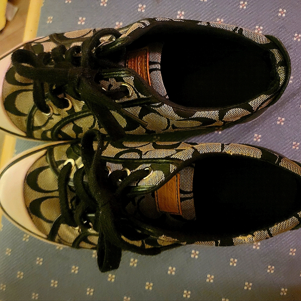 Coach Shoes 7.5 Black/Grey